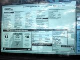 2012 GMC Sierra 1500 SL Crew Cab 4x4 Window Sticker