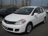 2011 Fresh Powder White Nissan Versa 1.8 S Sedan #62530793