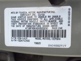 2002 Camry Color Code for Lunar Mist Metallic - Color Code: 1C8