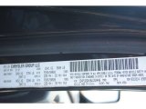 2010 Nitro Color Code for Dark Charcoal Pearl - Color Code: PAV