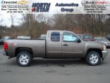 2012 Mocha Steel Metallic Chevrolet Silverado 1500 LT Extended Cab 4x4 #62530411