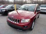 2012 Deep Cherry Red Crystal Pearl Jeep Compass Sport #62530694