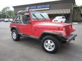 1990 Colorado Red Jeep Wrangler S 4x4 #62596819