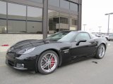 Black Chevrolet Corvette in 2008