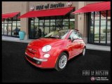 2012 Rosso Brillante (Red) Fiat 500 Lounge #62596795