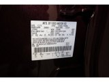 2011 Edge Color Code for Bordeaux Reserve Red Metallic - Color Code: FQ