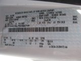 2008 E Series Cutaway Color Code for Oxford White - Color Code: YZ