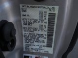 2010 Frontier Color Code for Radiant Silver Metallic - Color Code: K12