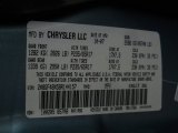 2008 Pacifica Color Code for Clearwater Blue Pearlcoat - Color Code: PBG