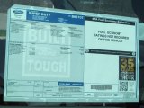 2012 Ford F350 Super Duty XL Crew Cab Window Sticker