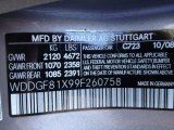 2009 C Color Code for Pewter Metallic - Color Code: 723