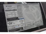 2012 Toyota RAV4 I4 Window Sticker