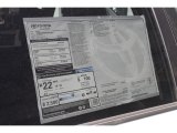 2012 Toyota RAV4 V6 Sport 4WD Window Sticker