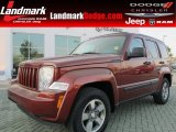 2008 Red Rock Crystal Pearl Jeep Liberty Sport #62596262