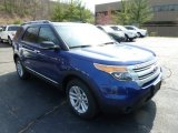 2013 Deep Impact Blue Metallic Ford Explorer XLT 4WD #62596251