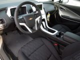 2012 Chevrolet Volt Hatchback Jet Black/Ceramic White Accents Interior