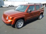 Copperhead Orange Pearl Jeep Patriot in 2012