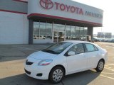 2009 Polar White Toyota Yaris Sedan #62663213