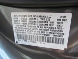 2007 Odyssey Color Code for Nimbus Gray Metallic - Color Code: NH705M
