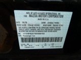 2009 MAZDA6 Color Code for Ebony Black - Color Code: NN
