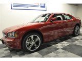 2010 Inferno Red Crystal Pearl Dodge Charger SE #62663629