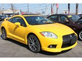 2009 Mitsubishi Eclipse GT Coupe Front 3/4 View