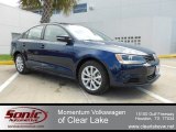 2012 Tempest Blue Metallic Volkswagen Jetta SE Sedan #62663588