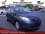 2011 Monterey Grey Metallic Ford Fiesta S Sedan #62663582