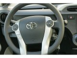 2012 Toyota Prius c Hybrid Two Steering Wheel