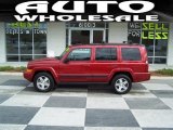 2009 Red Rock Crystal Pearl Jeep Commander Sport 4x4 #62663354