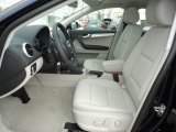 2012 Audi A3 2.0T Light Gray Interior