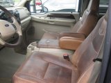 2005 Ford F350 Super Duty King Ranch Crew Cab 4x4 Castano Leather Interior