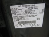 2005 F350 Super Duty Color Code for Dark Green Satin Metallic - Color Code: FW