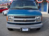 1999 Medium Blue/Green Metallic Chevrolet Express 3500 Commercial Van #62715011