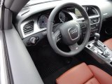 2011 Audi S5 4.2 FSI quattro Coupe Black/Tuscan Brown Silk Nappa Leather Interior