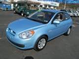Clear Water Blue Hyundai Accent in 2011