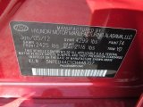 2012 Sonata Color Code for Sparkling Ruby Red - Color Code: T4