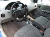 2005 Chevrolet Aveo LS Hatchback Gray Interior