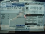 2012 Ford Focus SE 5-Door Window Sticker