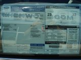 2012 Ford Fusion SEL Window Sticker