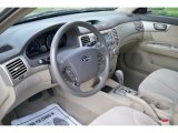 2007 Kia Optima LX Beige Interior