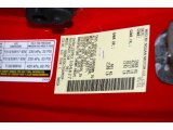 2012 Altima Color Code for Red Alert - Color Code: A20