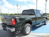 Green Gem Metallic Ford F250 Super Duty in 2012