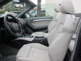 2012 Audi A5 2.0T quattro Cabriolet Light Gray Interior