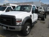 2008 Oxford White Ford F550 Super Duty XL Regular Cab Chassis #62758225