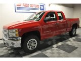 2012 Victory Red Chevrolet Silverado 1500 LS Extended Cab 4x4 #62758205