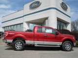 2012 Red Candy Metallic Ford F150 XLT SuperCab 4x4 #62757225