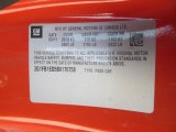2011 Chevrolet Camaro LT Coupe Info Tag