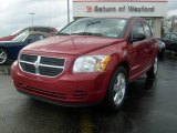 2008 Inferno Red Crystal Pearl Dodge Caliber SXT #6264893