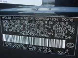 2009 LS Color Code for Smokey Granite Gray Mica - Color Code: 1G0
